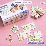 Đồ chơi giáo dục Ghép hình Kennen đánh vần / kỹ năng sống/ vòng đời sự sống cho bé - Image 3