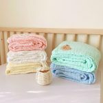 Khăn tắm xô 6 lớp Monona siêu thấm hút vải sợi bông tự nhiên mềm mại cho bé - Image 3