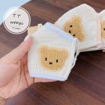 Khẩu trang vải muslin rút dây in hình cho bé vải sợi tre (túi 1 cái) - Image 4