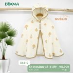 Áo choàng cánh dơi vải xô muslin 2 lớp Dokma DS519 bảo vệ cho bé - Image 3