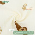 Áo choàng cánh dơi vải xô muslin 2 lớp Dokma DS519 bảo vệ cho bé - Image 6