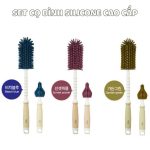 Set 2 cọ rửa bình silicone TGM Hàn Quốc vệ sinh bình sữa cho bé - Image 3