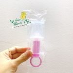 Dụng cụ Xi lanh đầu silicon 2 vòi giúp bơm đút bón th.uốc hoặc sữa cho bé - Image 5