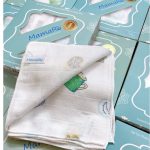 Khăn sữa sợi tre Mamaru 2 phiên bản (set 10 cái) cho bé - Image 5
