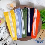 Bộ dài Minky raglan thể thao hình Dino quần viền sọc,size nhí 90-120 size đại 130-150 cho bé - Image 6