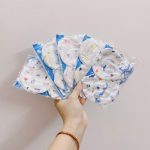 Set bao tay chân Jou cho bé sơ sinh bo màu - chun màu - chun hình (nhiều mẫu) - Image 2