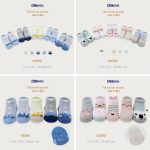 Set 5 đôi vớ tất trẻ em Dokma thun mềm dày dặn cho bé