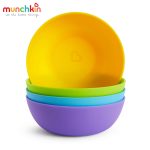 [Lẻ 2c/ Set 4c] Bát / chén nhựa Munchkin cho bé ăn dặm size cỡ lớn - Image 5