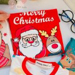 Bộ dài Minky Noel chất liệu thun lạnh 6 mẫu cho bé có size nhí 80-130 - Image 2