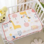 Tấm lót chống thấm mặt vải cotton lụa 3 lớp kích thước 50x70cm - Image 4