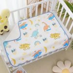 Tấm lót chống thấm mặt vải cotton lụa 3 lớp kích thước 50x70cm - Image 5