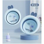 Chậu rửa mặt gấp gọn Hình Thỏ đi mưa Thỏ cà rốt cho bé - Image 2