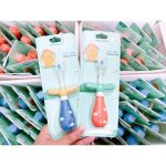 Bàn chải đánh răng cotton lông tơ hình Chuồn Chuồn / Cánh cụt / Hoa cho bé (mẫu lùn) - Image 3