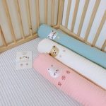 Gối ôm vải waffle sợi tre Monona họa tiết thêu hình cute cho bé - Image 3