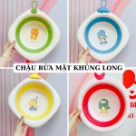 Chậu rửa mặt gấp gọn hình Khủng long và Gấu vệ sinh cho bé