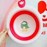 Chậu rửa mặt gấp gọn hình Khủng long và Gấu vệ sinh cho bé - Image 6