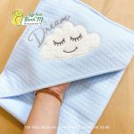 Ủ choàng quấn vải dệt bông hình mây Bebe Comfort cho bé - Image 3