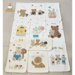 Tấm lót chống thấm 4D của Manny có họa tiết kích thước 50x70cm cho bé - Image 4