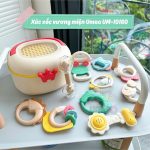 Đồ chơi Xúc xắc gặm nướu mẫu Vương Miện Umoo hộp 11 chi tiết cho bé