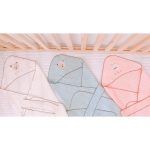 [có mẫu Rồng] Ủ choàng đón bé Monona thêu vải waffle (mnn055) - Image 4