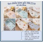 Set thảm điều hòa cho bé Hermon tặng kèm gối vỏ kiều mạch cho bé nằm mát ngày hè - Image 2