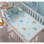 Set thảm điều hòa cho bé Hermon tặng kèm gối vỏ kiều mạch cho bé nằm mát ngày hè - Image 3