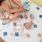 Set thảm điều hòa cho bé Hermon tặng kèm gối vỏ kiều mạch cho bé nằm mát ngày hè - Image 6