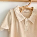 Đầm thun cổ polo thanh lich nhẹ nhàng cho bé gái phù hợp đi chơi đi học - Image 3