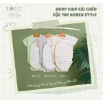 BodyChip HRNEE cài chéo cộc tay có sọc Korea style cho bé - Image 2
