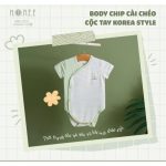 BodyChip HRNEE cài chéo cộc tay có sọc Korea style cho bé - Image 6