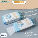 [Tặng móc treo] Khăn mềm Dokma Khăn khô đa năng túi 500g dạng rút tiện lợi vệ sinh bé - Image 2