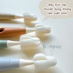 Set cọ rửa bình mút xốp 3 chi tiết Honper HP229 vệ sinh bình sữa cho bé - Image 4