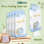 [Tặng móc treo] Khăn mềm Dokma Khăn khô đa năng túi 500g dạng rút tiện lợi vệ sinh bé - Image 5