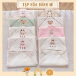 [có mẫu Ngựa 2026] Ủ choàng organic Monona an toàn thoáng khí siêu thấm hút đón bé - Image 2