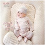 [Sale mẫu lỗi] Bộ dài sơ sinh cài chéo HRNEE mẫu Je t'aime cho bé - Image 2