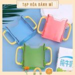 Cốc / Hộp / Tay cầm đựng hộp sữa tươi chống bóp giúp bé tự uống sữa hộp dễ dàng (có ảnh thật) - Image 2