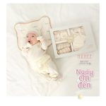 Set quà tặng quần áo phụ kiện HRNEE Bình An 6 món cho bé từ sơ sinh - Image 2