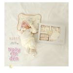 Set quà tặng quần áo phụ kiện HRNEE Bình An 6 món cho bé từ sơ sinh - Image 3
