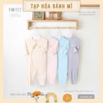 [Sale mẫu lỗi] Body dài HRNEE cài chéo khủng long vải modal tiêu gân