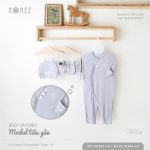 [Sale mẫu lỗi] Body dài HRNEE cài chéo khủng long vải modal tiêu gân - Image 4