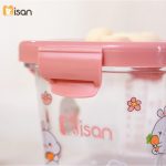 [Set 3c][Nắp lock] Hộp trữ đông thực phẩm bằng thủy tinh Misan dung tích 230ml cho bé ăn dặm - Image 4