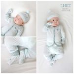 [Sale mẫu lỗi] Bộ dài sơ sinh cài giữa HRNEE mẫu chú voi con cho bé từ sơ sinh - Image 3
