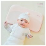 Set nón + bao tay chân HRNEE họa tiết chú voi con cho bé sơ sinh - Image 2