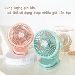 Quạt sạc tích điện Honper pin 10.000mah xoay 720 độ tiện dụng cho bé - Image 3