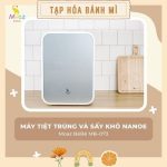 Máy tiệt trùng và sấy khô bình sữa Moaz BéBé MB-073 bằng UVC và ion nước Nanoe, dung tích 23 lít