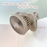 Quạt sạc tích điện Honper pin 10.000mah xoay 720 độ tiện dụng cho bé - Image 5