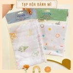 Khăn tắm sợi tre Mamaru cho bé (90x90cm và 120x60cm)