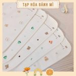 [Mẫu mới có thước đo]Tấm lót chống thấm Monona bề mặt organic siêu mềm thoáng khí cho bé