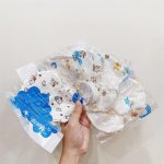 Set bao tay chân Minzy thun lạnh bo/chun cho bé sơ sinh nhiều mẫu - Image 3