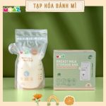 Túi trữ sữa Moaz Eco khóa zip 2 lớp hỗ trợ mẹ cho con bú